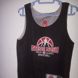 Steve Nash Youth Baseball YXS Vest T Shirt Excellent Condition Used